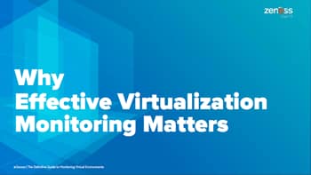 Why Effective Virtualization Monitoring Matters