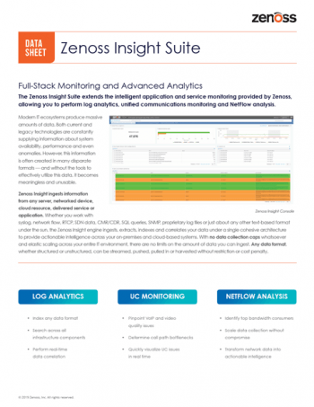Zenoss Insight Suite