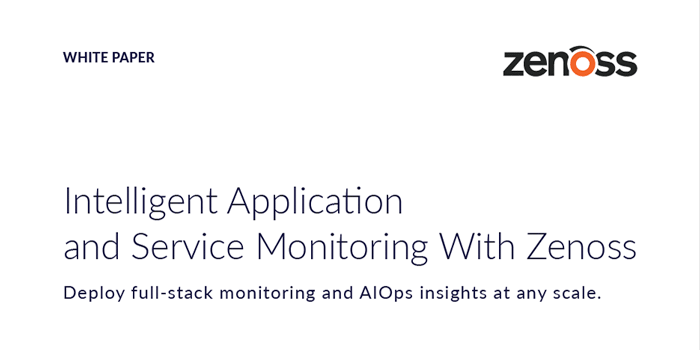 Intelligent Application and Service Monitoring With Zenoss