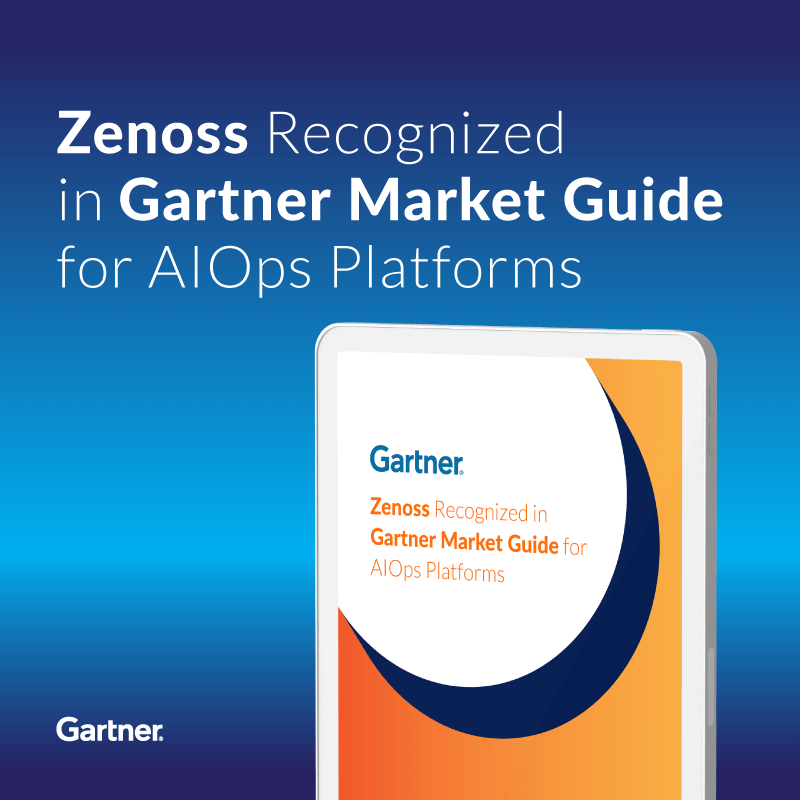 Zenoss Recognized in Gartner Market Guide for AIOps Platforms